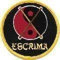 Playwell Kampfsport Gestickte Abzeichen - Escrima Waffen Yin Yang Patch