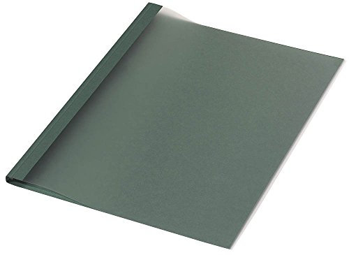 50 LMG Thermo - Bindemappen Leinenstruktur / dunkelgrün / 6,0 mm / 40-55 Blatt / DIN A4