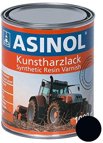 ASINOL Camouflage tiefschwarz 1.000 ml Kunstharzlack Farbe Lack 1l Liter Dose