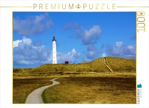 CALVENDO Puzzle Blick auf den Leuchtturm Lyngvig Fyr | 1000 Teile Lege-Größe 64 x 48 cm Foto-Puzzle für glückliche Stunden