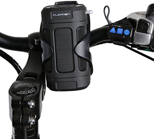 Portable Bluetooth 4.0 Speaker by CLEARON – Wireless Waterproof Speaker with Bike Mount & Remote – Premium Sound Quality &.