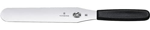 Victorinox Swiss Classic, Spatula, Extra Sharp Blade, 20 cm, Robust Plastic Handle, Stainless Steel, Black