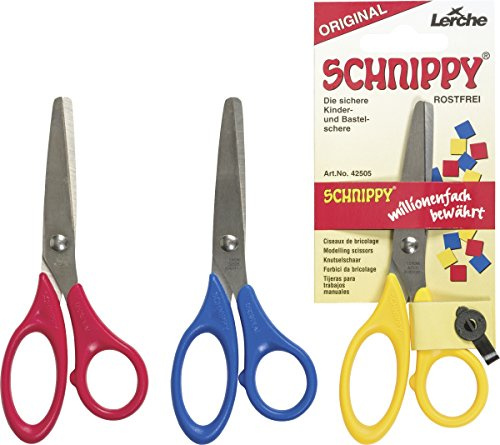 Baier & Schneider Heyda 204889513 Bastelschere Schnippy 13 cm rund für Rechtshänder)