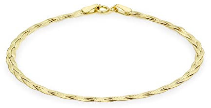 CARISSIMA Damen Armband 9 Karat (375) Gelbgold 180 mm 1.25.9851