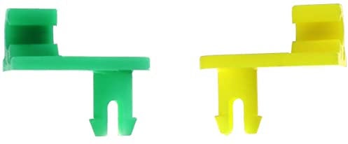 Agrafes pour vehicules type Restagraf Ref: 1275, Jaune/Vert