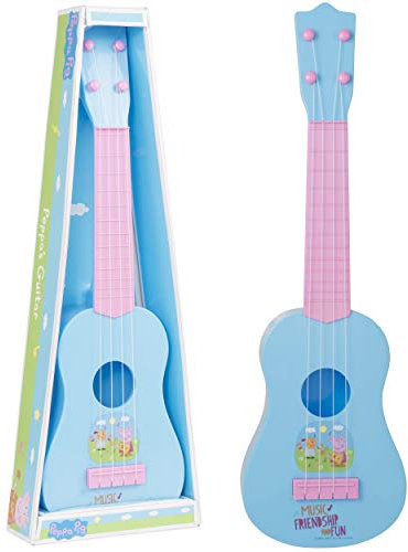 Peppa Pig 1383581 Peppa Wutz Spielzeuggitarre, Mehrfarbig