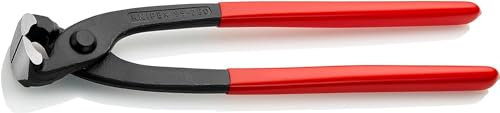 Knipex Tenaglia (Pinza per Ferraioli e Cementisti) Bonderizzata Nera, Rivestiti in Resina Sintetica 250 Mm (Confezione Self-Service/Blister) 99 01 250 Sb