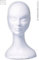 WIDMANN Milano Party Fashion Kopf weiß aus Polystyrol