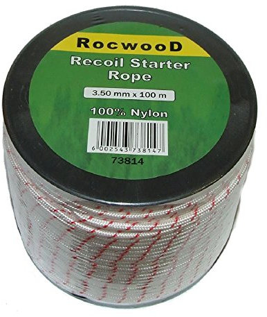 3.5mm X 100 Metres Starter, Recoil Pull Cord, Rope