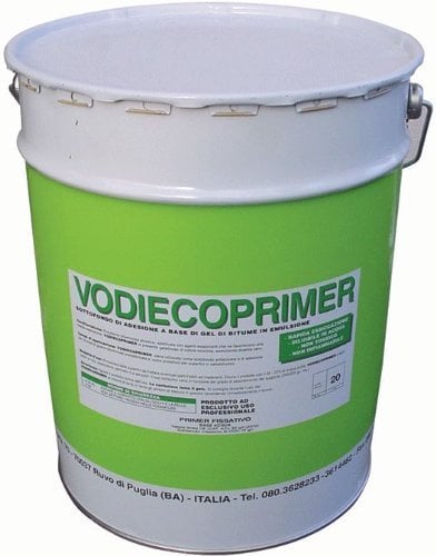 Vernice Bituminosa di Fondo colore Nero Vodieco Primer 18 Lt