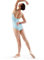 Bloch Dance Damen Nejor Microlux Camisole Gymnastikanzug, Pastellblau, Größe L