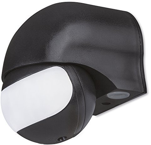 Sonero IMS011 Infrarot-Bewegungsmelder - Innen- / Auߟenmontage, Schutzklasse: IP44, 180Degree / 12m Arbeitsfeld, schwarz (1 Stück) X-IMS011