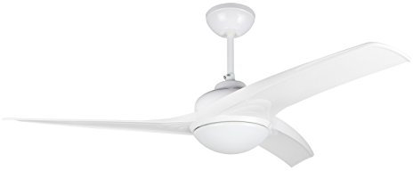 Orbegozo CP 90132 - Ventilador de techo con luz y mando a distancia, temporizador, 3 palas, 132 cm de diámetro, potencia 55 W y 3 velocidades