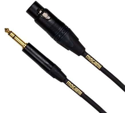 Mogami Gold-TRSXLRF-15 Balanced Quad Patch Cable 15 feet