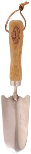 Esschert Plantoir Pointu en Acier Inoxydable Argent, Beige