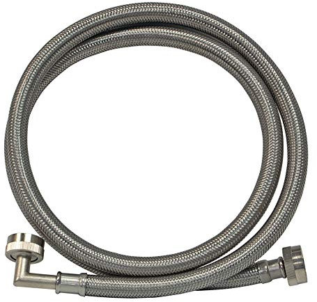 EZ-FLO 48374 Eastman Washing Machine Hose with 90-Degree Elbow, 3/4-Inch X 3/4-Inch