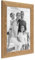 PHOTOLINI Bilderrahmen A4 21x30 cm Holz Eiche-Optik, Echtholz-Rahmen rustikal, Strandhaus, Made in Germany, Echtglas, zum Aufhängen, extra Zubehör - Treibholzlook mit einem Hauch Küstenflair