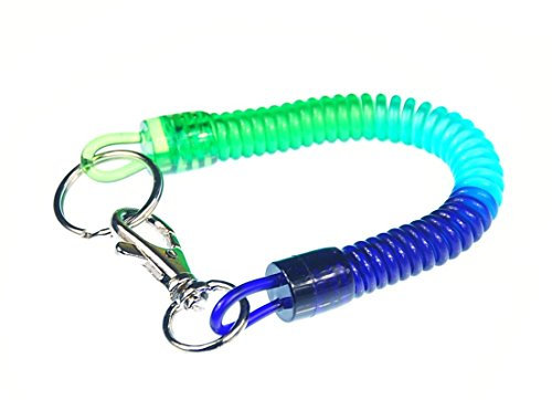 Miniblings Spiral Schlüsselkette Schlüsselband Schlüsselanhänger - Handmade Modeschmuck I Anhänger Schlüsselring Schlüsselband Keyring - Spiral Schlüsselkette Schlüsselband