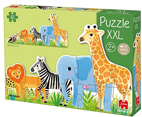 Goula D53426 - Puzzle XXL - Dschungel, von klein bis groß, Ab 2 Jahren