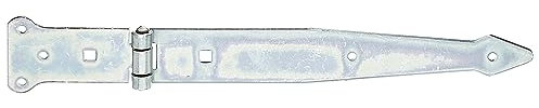 Alberts 315344 Werfgehänge | mit vernietetem Stift | galvanisch verzinkt, dickschichtpassiviert | Band 300 x 45 mm | Scharnier 101 x 63 mm