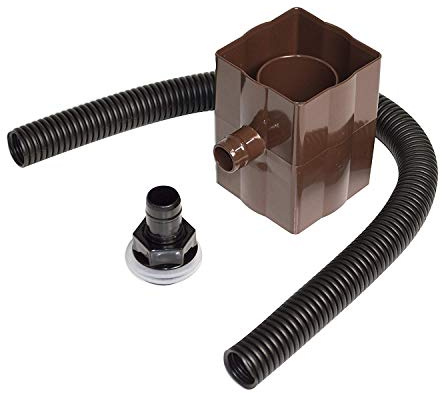 FloPlast RVS1Br Rainwater Diverter - Brown