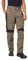 pka BESTWORK Arbeitshose Herren mit Stretch-Bund & Kniepolster-Taschen in Khaki/Schwarz Größe 106