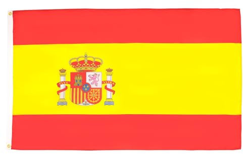 AZ FLAG Bandera de ESPAÑA 150x90cm - Bandera ESPAÑOLA 90 x 150 cm …