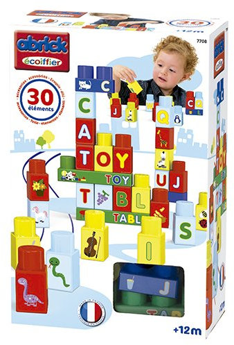 Ecoiffier 7708-30 Abrick Bausteine mit Buchstaben