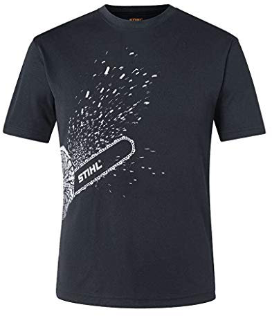 Stihl 0088 302 0052 T-Shirt, Black, M