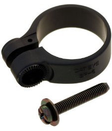 Cateye Klemme für Fahrradbeleuchtung und Reflektoren Schellen, schwarz, 28.5-30.5 mm