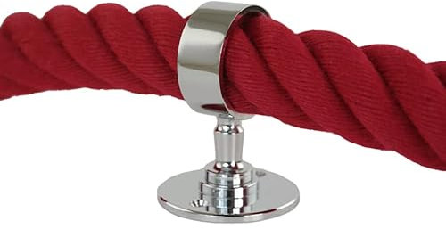 Handrail: Rope Holder Chrome-Plated for 40 MM Handrail Rope by Seilträger verchromt 40mm