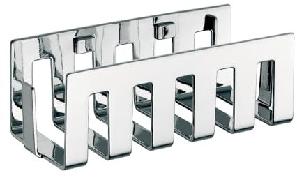 EMCO System 2 Wandkorb mit verdeckter Befestigung, elegante Duschablage aus Metall zum Schrauben, hochwertiges Duschregal für Badutensilien, chrom, Silber
