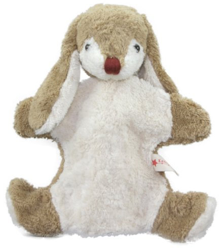 Kallisto Handpuppe Hase Benni - Kuscheltiere Bio-Baumwolle Made in Germany