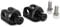 Puig 6449N Jeu Adapt Repose-Pieds Pilote pour Kawasaki ER-6F 06-16', Kawasaki ER-6N 05'-16', Kawasaki Ninja 250R 08'-12', Noir