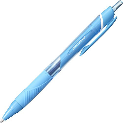 Uni-Ball Universal-Kugelschreiber JETSTREAM SXN157C Retractal, 0,7 mm, hellblau (10 Stück)