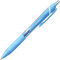 Uni-Ball Universal-Kugelschreiber JETSTREAM SXN157C Retractal, 0,7 mm, hellblau (10 Stück)