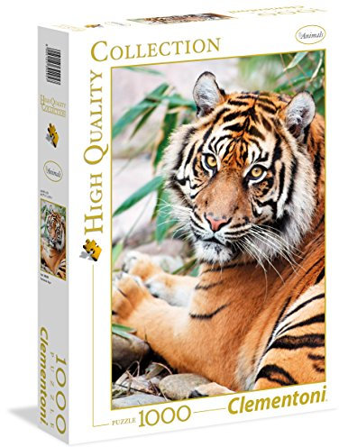 Clementoni 39295.7-1000 T Collection Tiger, Klassische Puzzle