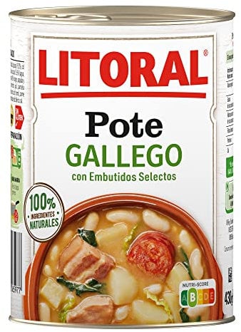 LITORAL Pote Gallego - Plato Preparado Sin Gluten - 430g