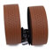 KINGOU Brown Synthetic Leather Road Bike Handlebar Tape Bicycle Bar Tapes - 2PCS Per Set