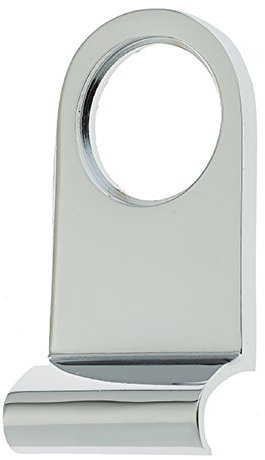 Yale Type Door Lock Cylinder Pull Surround 86 x 44mm (Polished Chrome)