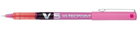 Pilot Roller inchiostro liquido V5 Punta 0,5 mm (penna singola) - Rosa
