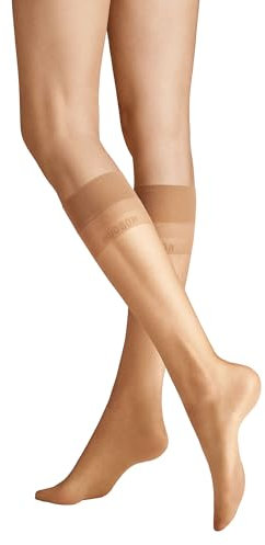 Hudson Damen Kniestrümpfe Light 8 druckfreier Bund 8 DEN Make-up 0019 39-42