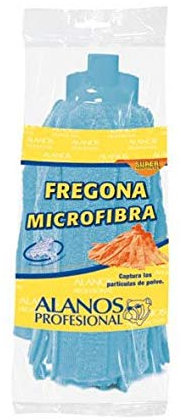 Clim Profesional Caja de 24 recambios de fregona de Tiras 100% Microfibra para la Limpieza de Todo Tipo de Suelos. Ultra Absorbente y de Alta Durabilidad