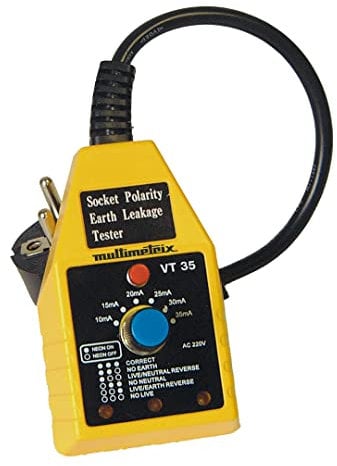 Multimetrix Steckdosenprüfgerät 230 V (VT35), AK3-AT1-GL-M-X