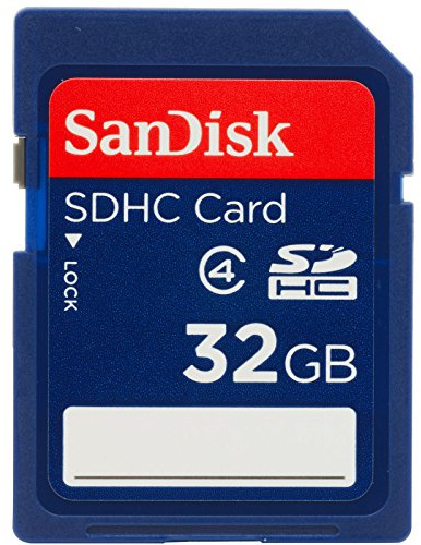 SanDisk 32GB Class 4 SDHC Flash Memory Card - Retail Package