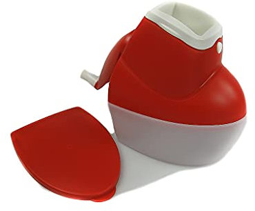 TUPPERWARE Chef Mahl-Chef rot-weiß D126 Reibe Nüsse Käsereibe Universalmühle