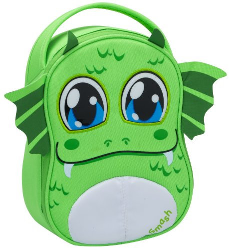 Smash Boggle Monster Lunch Bag, Fabric, Green