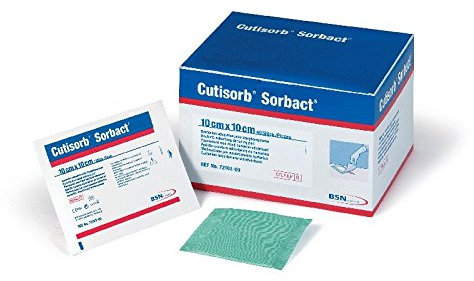 Cutimed Sorbact Kompressen 4 x 6 cm 6 Stück