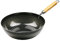 Pearl Life Japanische Bratpfanne aus Eisen, 28 cm, flacher Boden, einzelner Griff, japanischer Wok, hergestellt in Tsubame-Sanjo, Japan