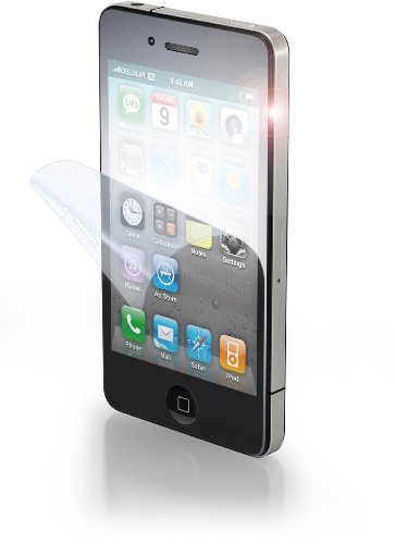 Cellular Line SPULTRAIPHONE4 Anti-Spiegel Display Schutzfolie inkl. Reinigungstuch für Apple iPhone 4/4S